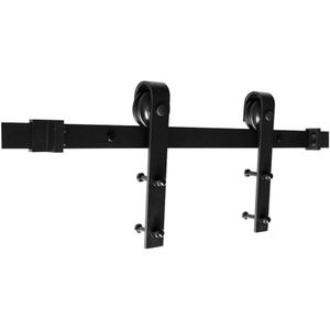 Ivana - 53930 - Retro Schuifdeurbeslag - Zwart - Lengte 150 cm