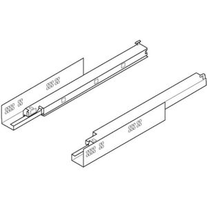 Blum ladegeleiders Tandem plus 750mm 50kg 566H7500B01