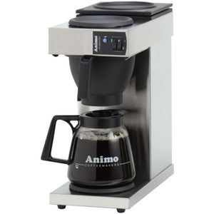 Animo koffiezetapparaat - Excelso - 1.8 l - warmhoudplaat - zwart - RVS