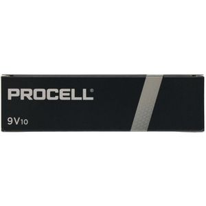 Procell batterijen (10x) - rechthoekig blok - 6LR61/9V - 1604