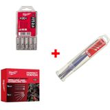 Milwaukee hamerboorset en beitelset - SDS plus - Combipack
