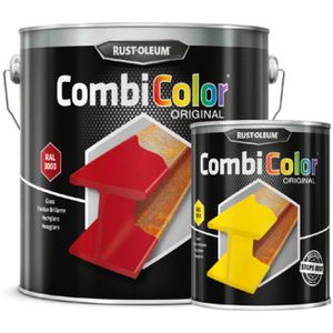 Rust-Oleum CombiColor primer en deklaag - mat zwart - 750ml blik