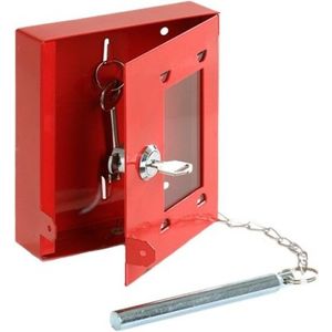 De Raat noodsleutelkast - nummer 4 - met glas en slagpen
