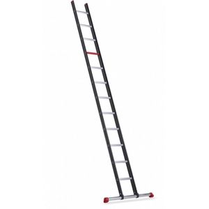 Altrex rechte ladder - Nevada - max. werkhoogte 4,50 m - 1 x 12 sporten - enkel