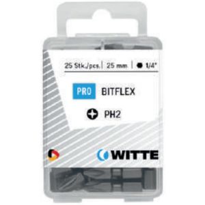 Witte phillips bit Bitflex [15x] - 1/4'' - PH 3 - 25 mm