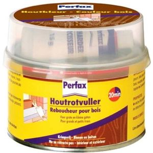 Perfax houtrotvuller - 500 gram - voor kleine oneffenheden - voor buiten en binnen