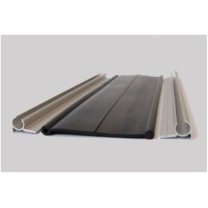 Alprokon deurnaaldprofiel - aluminium 2 x 2500mm - 4030