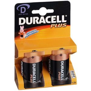Duracell batterijen (2x) - mono-groot - LR20/D - MN1300