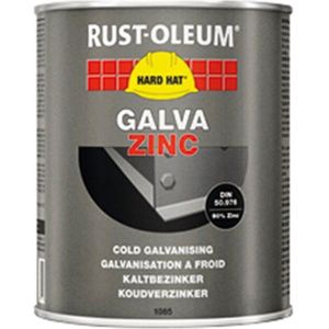 Rust-Oleum zinkspray - Hard Hat Zinc - matgrijs - 0.362l - blik