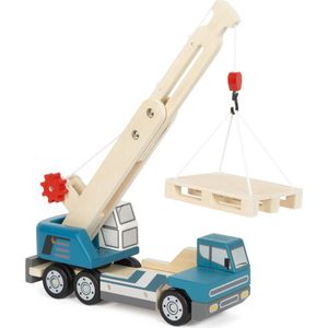 Kraanwagen met pallet - Werkvoertuig
