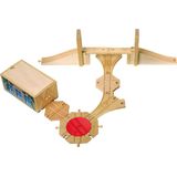 Base Toys Houten Spoorbaan met Toebehoren