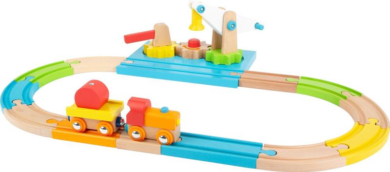 small foot - Junior Crane Wooden Toy Train