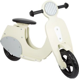 Loopfiets - Bella Italia Cream Scooter - Houten Speelgoed Vanaf 3 Jaar