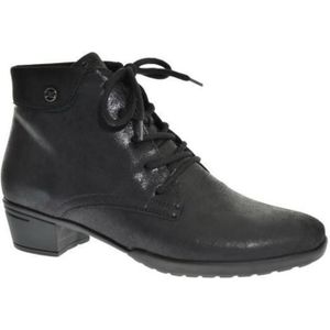 Hartjes - 1.01 Veterboots - Zwart - Leer Combi