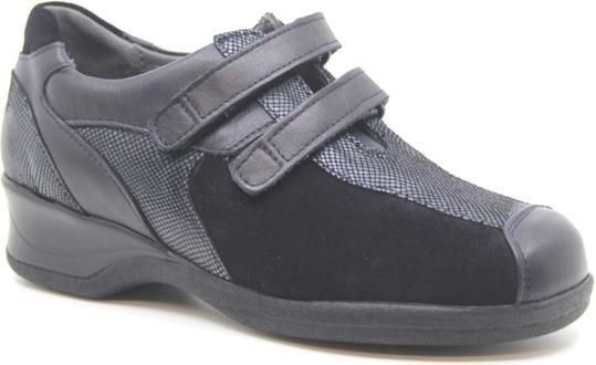 Xsensible - LUCIA - Klittenbandschoenen - Blauw - Leer