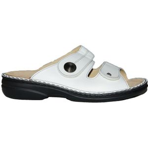 Finn Comfort - Muiltje - Zwart - Hoogwaardig Leer - Klittenband