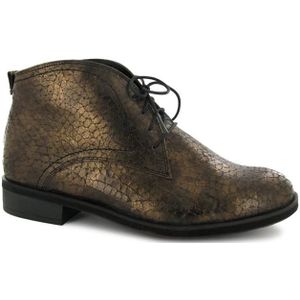 Durea - 188 5869 - Halfhoge Veterschoenen - Brons - Wijdte K