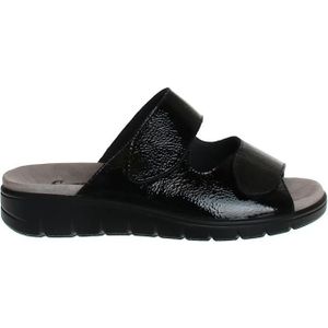Semler - 051-001 - Slippers - Zwart - Lak/Leer