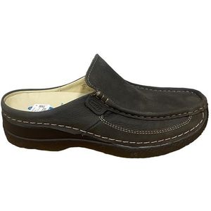 Wolky - Roll Slide 7251 - Muilen - Zwart - Leer