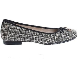 TAMARIS - Comfortabele Ballerina's - Zwart - Leer