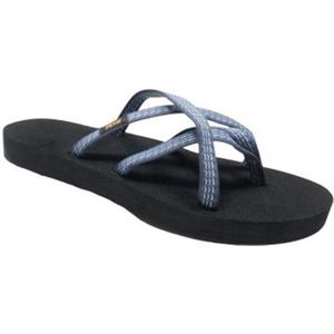 Teva - OLOWAHU - Slippers - Zwart - Polyester - Mush™ Demping
