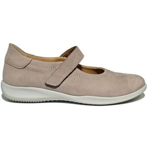 Hartjes - Goa - Ballerina - Beige - Nubuck Leer - Uitneembaar Voetbed