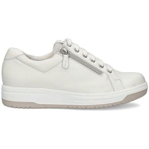 Durea - 6291 - Sneakers - Ecru - Leer - Wijdte E