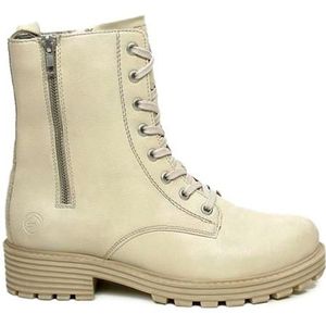 Remonte - D0W71 - Enkellaarzen - Beige - Kunstleer