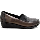 Rieker - Instappers - Bronskleurig - Kunstleer