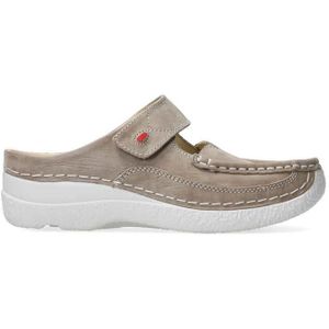 Wolky - 06227 Roll Slipper - Slipper - Zwart - Leer