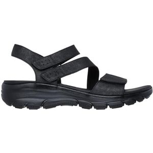 Skechers - Easy Going - Sandalen - Zwart - Imitatieleer, Yoga Foam®-voetbed, Relaxed Fit®