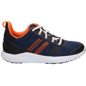 Track Style - Sneakers - Blauw - Leer Combi