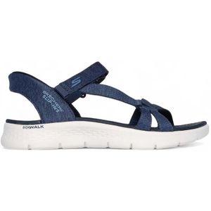 Skechers - GO WALK Flex Sandal - Blauw - Mesh - Klittenband