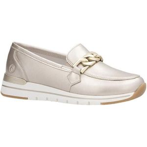 Remonte - Dames - Ballerina's & Mocassins - Goud - Leder - Lichtgewicht