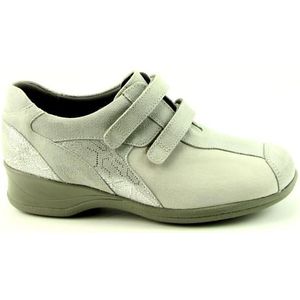 Xsensible - 10027 Klittenbandschoenen - Grey - Leer