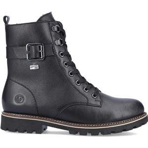 Wandelschoenen - Zwart - Veterschoenen - Blokhak - Normale Breedte