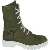 Twins - Hester Hery - Bikerboot - Olive - Leer