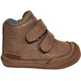 ShoesMe - BF25W020-J - Halfhoge Soepele Schoen - Brons Metallic - Klittenbanden