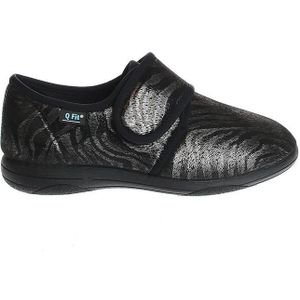 Promed - 2002.01 Geneve - Pantoffels - Zwart Combi