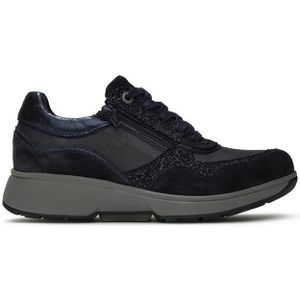 Xsensible - Lima - Sneakers - Donker - Leer - Stretchwalker Technologie