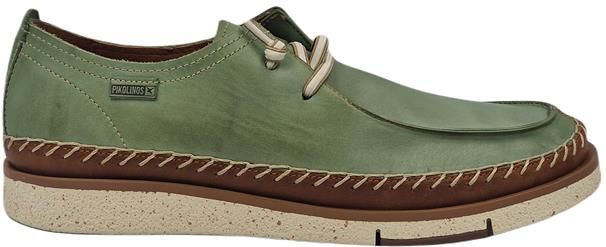 Pikolinos - San Juan - Leren Schoenen - Groen - Leer