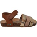 BunniesJR - Babs Beach - Platte Sandalen - Cognac - Imitatieleer