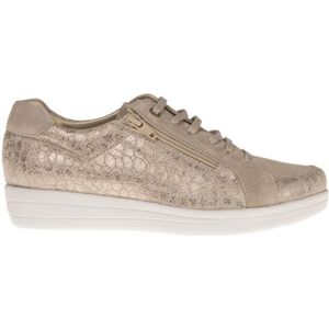 Xsensible - Veterschoen - Beige - Strtechleer - Uitneembaar Voetbed