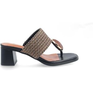 Noa Harmon - 9967-67 Petra 0 - Slippers - Zwart Combi - Leer