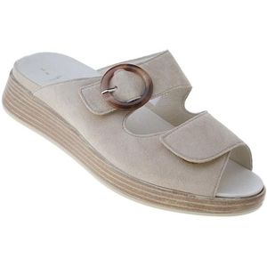 Solidus - Hannah 035 - Gezondheidsslippers - Velour - Savanna