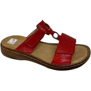 Rieker - Dames Schoenen - Rood - Leer