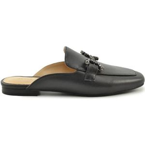 Alma en Pena - V250300 - Slippers - Black - Leer
