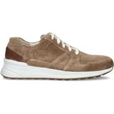 Gijs - 2121 - Nette Schoenen - Beige - Suede - Leer - Vetersluiting