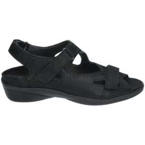 Durea - 7258 - Sandalen - Zwart - Wijdte E