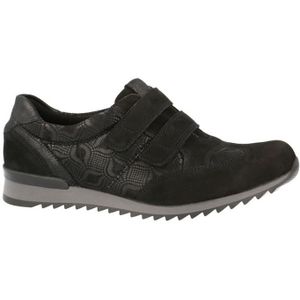 Waldläufer - H70302 - Klittenbandschoenen - Zwart - Leer
